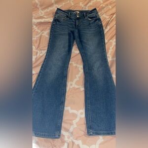 Size 16 girls jeans. Bell bottoms. No rips no stains. Like new condition.